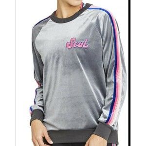 Aviator Nation Soul Cycle Velour sweatshirt  Women's Size M